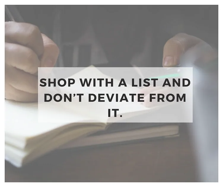 tips to avoid spending recklessly