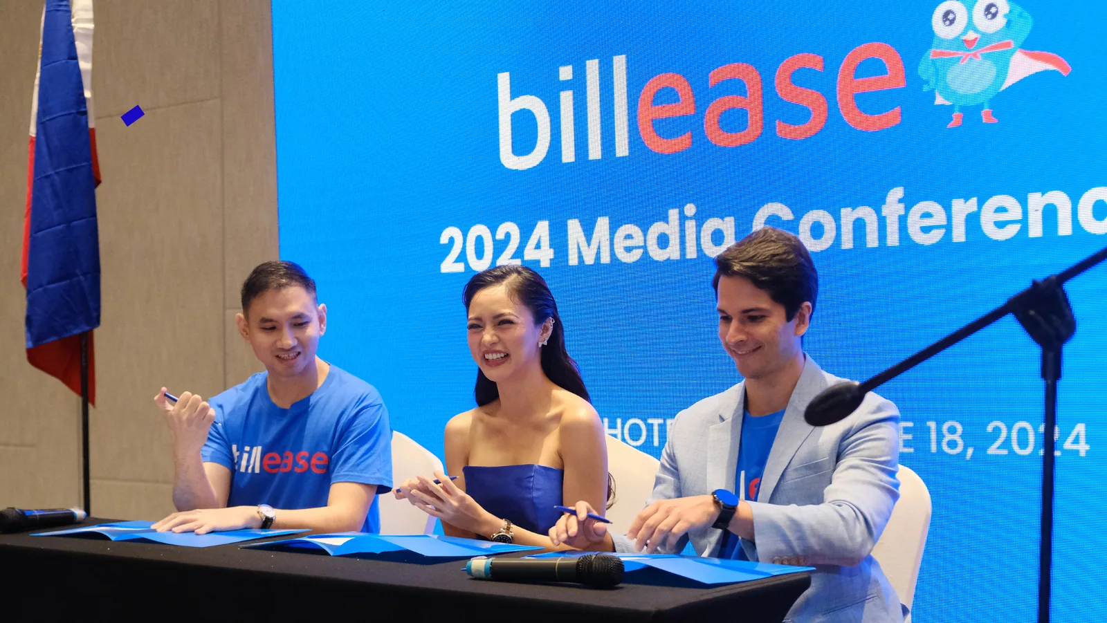 Garret Go, Kim Chiu, Jose Fernandez officially signs contract to welcome Kim as first Brand Ambassador of BillEase