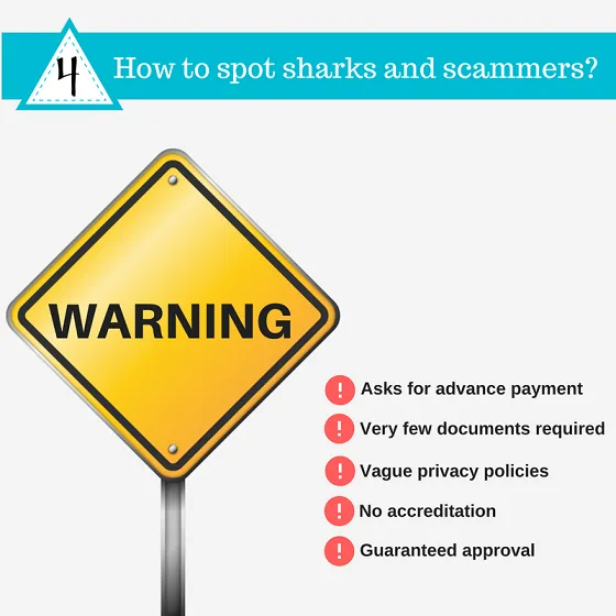 How to spot loan sharks and scammers installment plan